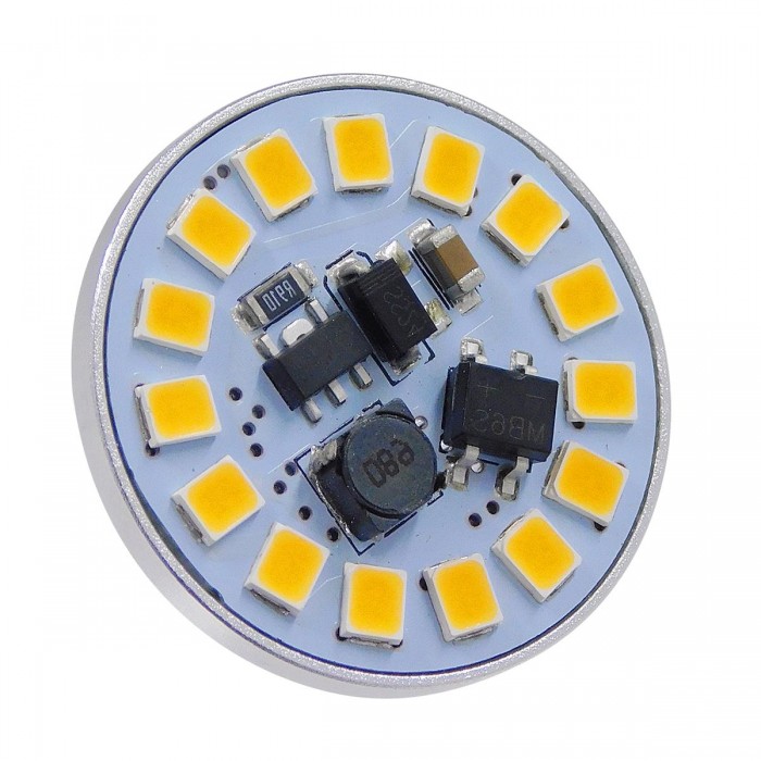 GloboStar® 76109 Λάμπα G4 LED SMD 2835 3W 300lm 120° DC 12-24V Back Pin Θερμό Λευκό 3000K Dimmable GloboStar® 76109 Λάμπα G4 LED SMD 2835 3W 300lm 120° DC 12-24V Back Pin Θερμό Λευκό 3000K Dimmable