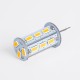 GloboStar® 76134 Λάμπα LED G4 SMD 5630 5W 550lm 320° DC 12-24V IP20 Φ1.8 x Υ4.3cm Θερμό Λευκό 2700K Dimmable - 2 Χρόνια Εγγύηση