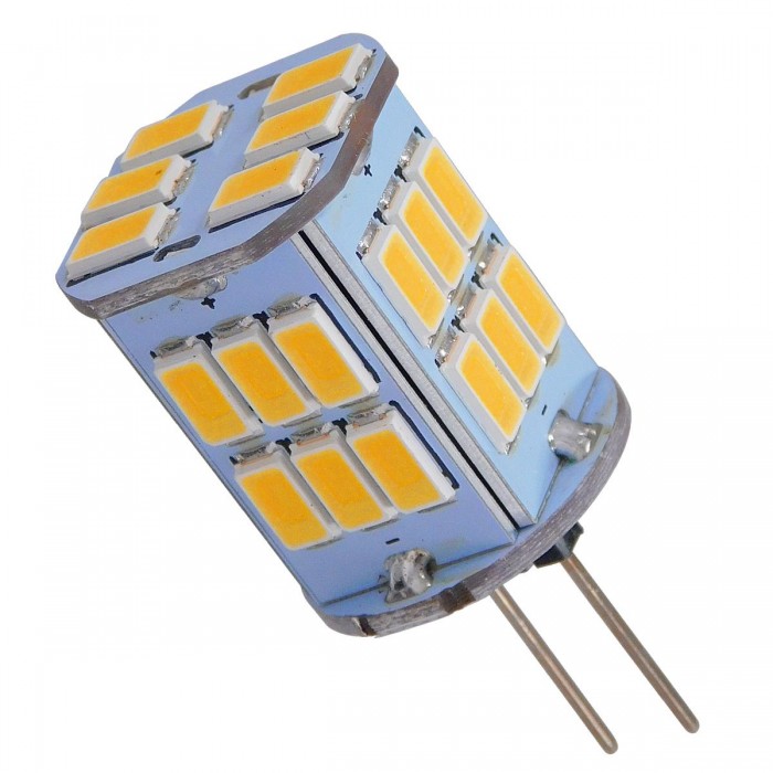 GloboStar® 76136 Λάμπα G4 LED SMD 5630 6W 600lm 320° DC 12-24V Θερμό Λευκό 3000K Dimmable GloboStar® 76136 Λάμπα G4 LED SMD 5630 6W 600lm 320° DC 12-24V Θερμό Λευκό 3000K Dimmable