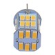 GloboStar® 76136 Λάμπα G4 LED SMD 5630 6W 600lm 320° DC 12-24V Θερμό Λευκό 3000K Dimmable