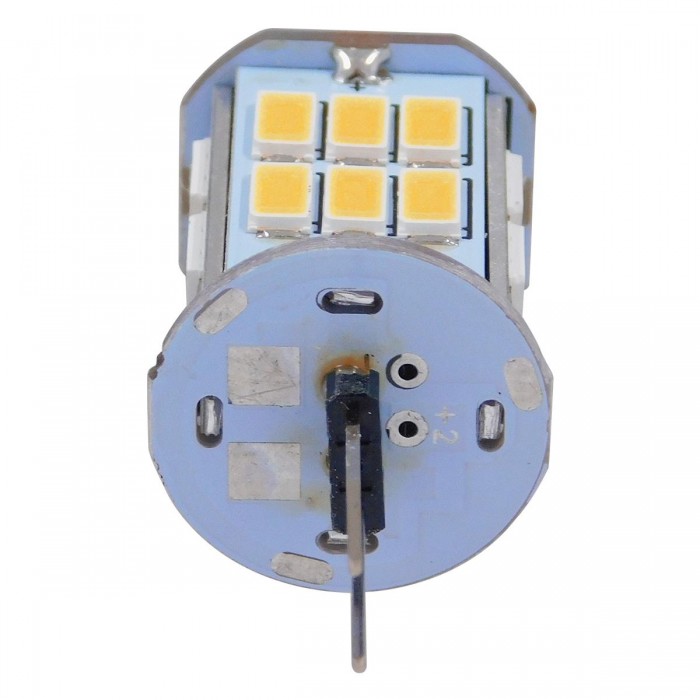 GloboStar® 76136 Λάμπα G4 LED SMD 5630 6W 600lm 320° DC 12-24V Θερμό Λευκό 3000K Dimmable