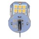 GloboStar® 76136 Λάμπα G4 LED SMD 5630 6W 600lm 320° DC 12-24V Θερμό Λευκό 3000K Dimmable