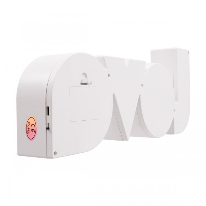 GloboStar® 76553 Μοντέρνο Επιτραπέζιο Διακοσμητικό Φωτιστικό LED Σήμανσης MULTICOLOR LOVE 2W με Διακόπτη On/Off & Καλώδιο Τροφοδοσίας USB - Μπαταρίας 3xAAA (Δεν Περιλαμβάνονται) Ψυχρό Λευκό 6000K GloboStar® 76553 Μοντέρνο Επιτραπέζιο Διακοσμητικό Φωτιστικό LED Σήμανσης MULTICOLOR LOVE 2W με Διακόπτη On/Off & Καλώδιο Τροφοδοσίας USB - Μπαταρίας 3xAAA (Δεν Περιλαμβάνονται) Ψυχρό Λευκό 6000K