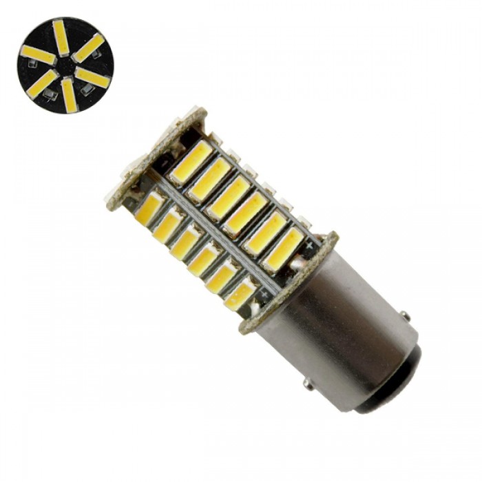 Λαμπτήρας LED 1157 36 SMD 7020 Ψυχρό Λευκό GloboStar 77379 Λαμπτήρας LED 1157 36 SMD 7020 Ψυχρό Λευκό GloboStar 77379