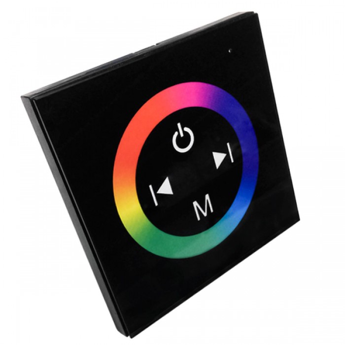 LED RGB Controller Μαύρο Τοίχου Αφής 12v (144w) - 24v (288w) DC GloboStar 77409 LED RGB Controller Μαύρο Τοίχου Αφής 12v (144w) - 24v (288w) DC GloboStar 77409