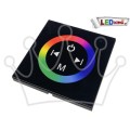 LED RGB Controller Μαύρο Τοίχου Αφής 12v (144w) - 24v (288w) DC GloboStar 77409