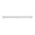 GLOBOSTAR® WALLBASE 77522 Γραμμική Μεταλλική Ροζέτα για Κρέμαση 3 Φωτιστικών - Λευκό - Μ50 x Π5 x Υ4cm
