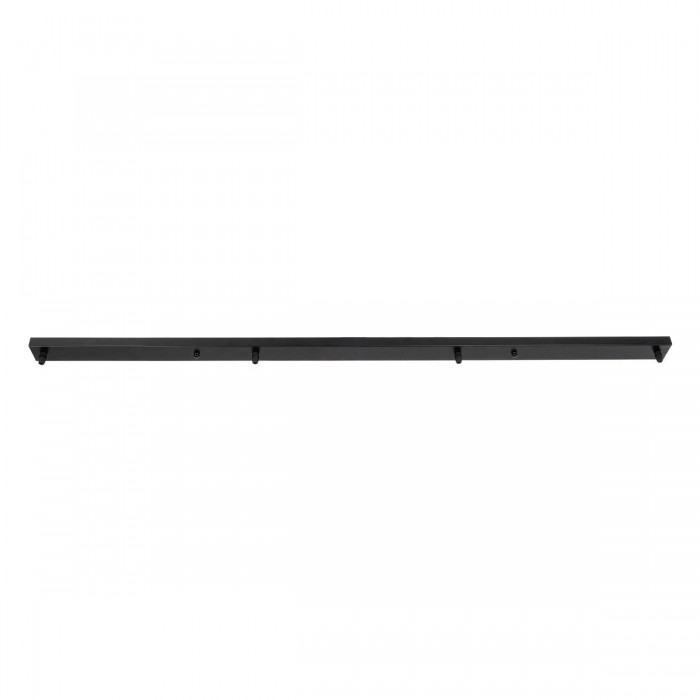 GLOBOSTAR® WALLBASE 77525 Γραμμική Μεταλλική Ροζέτα για Κρέμαση 4 Φωτιστικών - Μαύρο - Μ120 x Π5 x Υ2cm GLOBOSTAR® WALLBASE 77525 Γραμμική Μεταλλική Ροζέτα για Κρέμαση 4 Φωτιστικών - Μαύρο - Μ120 x Π5 x Υ2cm