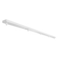 GLOBOSTAR® WALLBASE 77526 Γραμμική Μεταλλική Ροζέτα για Κρέμαση 5 Φωτιστικών - Λευκό - Μ120 x Π5 x Υ4cm