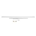 GLOBOSTAR® WALLBASE 77526 Γραμμική Μεταλλική Ροζέτα για Κρέμαση 5 Φωτιστικών - Λευκό - Μ120 x Π5 x Υ4cm