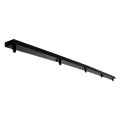 GLOBOSTAR® WALLBASE 77527 Γραμμική Μεταλλική Ροζέτα για Κρέμαση 5 Φωτιστικών - Μαύρο - Μ150 x Π5 x Υ4cm