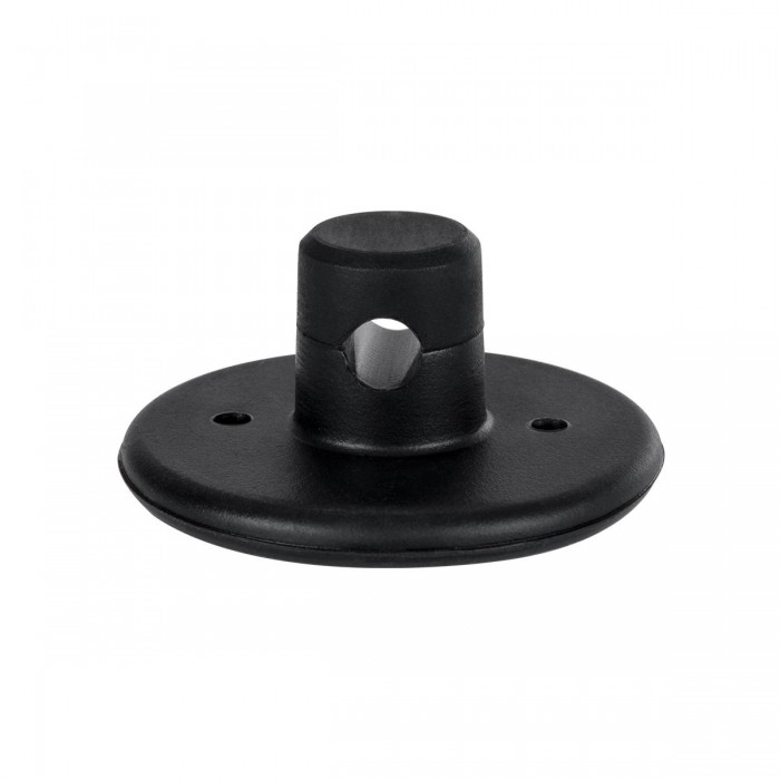 GloboStar® DIY 77560 Επιτοίχιο Εξάρτημα Στήριξης Καλωδίου Φωτιστικού - Φ4.5 x Υ2cm - Μαύρο - Σιλικόνης - 5 Χρόνια Εγγύηση