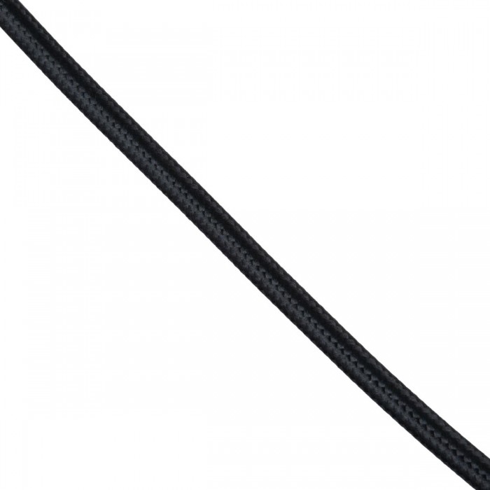 GloboStar® 77601 Στρογγυλό Υφασμάτινο Καλώδιο 1m 2 x 0.75mm² Μαύρο GloboStar® 77601 Στρογγυλό Υφασμάτινο Καλώδιο 1m 2 x 0.75mm² Μαύρο