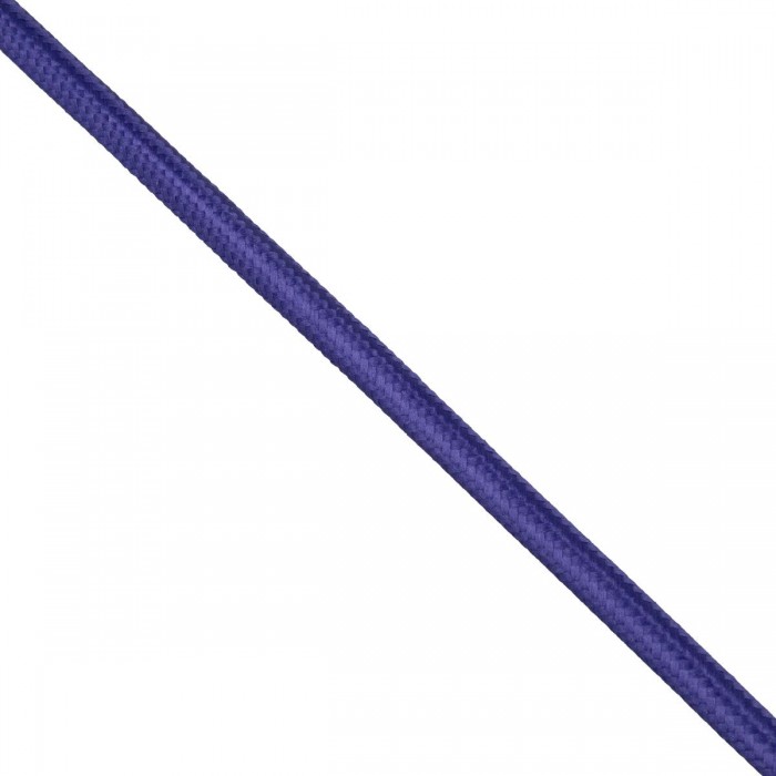 GloboStar® 77611 Στρογγυλό Υφασμάτινο Καλώδιο 1m 2 x 0.75mm² Μωβ
