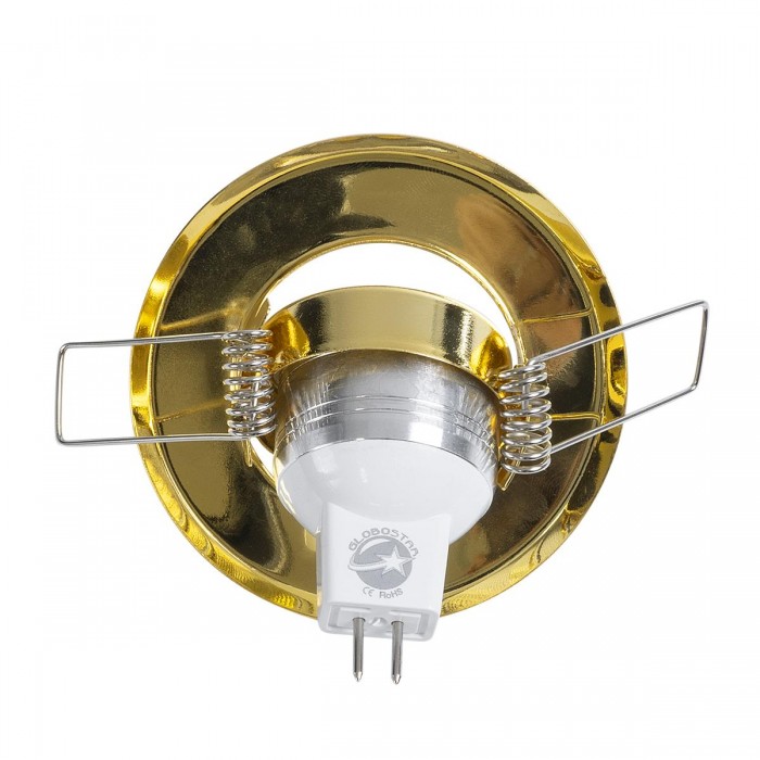 GLOBOSTAR® DELTA 77804 Χωνευτή Κινούμενη Βάση για Σποτ MR11 με Ντουί GU10/GU5.3 IP20 - Χρυσό Πλατίνα - Μ7 x Π7 x Υ2.1cm / Q5.5cm GLOBOSTAR® DELTA 77804 Χωνευτή Κινούμενη Βάση για Σποτ MR11 με Ντουί GU10/GU5.3 IP20 - Χρυσό Πλατίνα - Μ7 x Π7 x Υ2.1cm / Q5.5cm