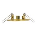 GLOBOSTAR® DELTA 77804 Χωνευτή Κινούμενη Βάση για Σποτ MR11 με Ντουί GU10/GU5.3 IP20 - Χρυσό Πλατίνα - Μ7 x Π7 x Υ2.1cm / Q5.5cm