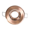 GLOBOSTAR® DELTA 77805 Χωνευτή Κινούμενη Βάση για Σποτ MR11 με Ντουί GU10/GU5.3 IP20 - Χάλκινο - Μ7 x Π7 x Υ2.1cm / Q5.5cm