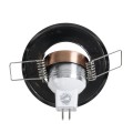 GLOBOSTAR® DELTA 77805 Χωνευτή Κινούμενη Βάση για Σποτ MR11 με Ντουί GU10/GU5.3 IP20 - Χάλκινο - Μ7 x Π7 x Υ2.1cm / Q5.5cm