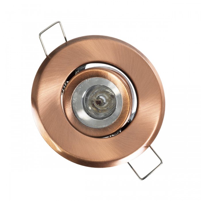 GLOBOSTAR® DELTA 77805 Χωνευτή Κινούμενη Βάση για Σποτ MR11 με Ντουί GU10/GU5.3 IP20 - Χάλκινο - Μ7 x Π7 x Υ2.1cm / Q5.5cm GLOBOSTAR® DELTA 77805 Χωνευτή Κινούμενη Βάση για Σποτ MR11 με Ντουί GU10/GU5.3 IP20 - Χάλκινο - Μ7 x Π7 x Υ2.1cm / Q5.5cm