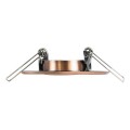 GLOBOSTAR® DELTA 77805 Χωνευτή Κινούμενη Βάση για Σποτ MR11 με Ντουί GU10/GU5.3 IP20 - Χάλκινο - Μ7 x Π7 x Υ2.1cm / Q5.5cm