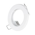 GLOBOSTAR® DELTA 77807 Χωνευτή Βάση για Σποτ MR16 με Ντουί GU10/GU5.3 IP20 - Λευκό - Μ8.3 x Π8.3 x Υ3.1cm / Q6cm