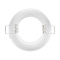 GLOBOSTAR® DELTA 77807 Χωνευτή Βάση για Σποτ MR16 με Ντουί GU10/GU5.3 IP20 - Λευκό - Μ8.3 x Π8.3 x Υ3.1cm / Q6cm