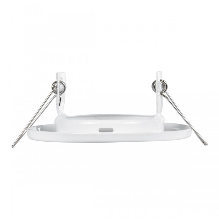 GLOBOSTAR® DELTA 77807 Χωνευτή Βάση για Σποτ MR16 με Ντουί GU10/GU5.3 IP20 - Λευκό - Μ8.3 x Π8.3 x Υ3.1cm / Q6cm