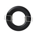 GLOBOSTAR® DELTA 77808 Χωνευτή Βάση για Σποτ MR16 με Ντουί GU10/GU5.3 IP20 - Μαύρο Ματ - Μ8.3 x Π8.3 x Υ3.1cm / Q6cm