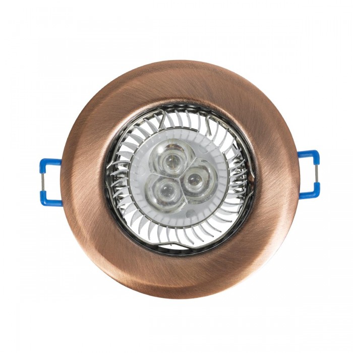 GLOBOSTAR® DELTA 77812 Χωνευτή Βάση για Σποτ MR16 με Ντουί GU10/GU5.3 IP20 - Χάλκινο - Μ8.3 x Π8.3 x Υ3.1cm / Q6cm GLOBOSTAR® DELTA 77812 Χωνευτή Βάση για Σποτ MR16 με Ντουί GU10/GU5.3 IP20 - Χάλκινο - Μ8.3 x Π8.3 x Υ3.1cm / Q6cm