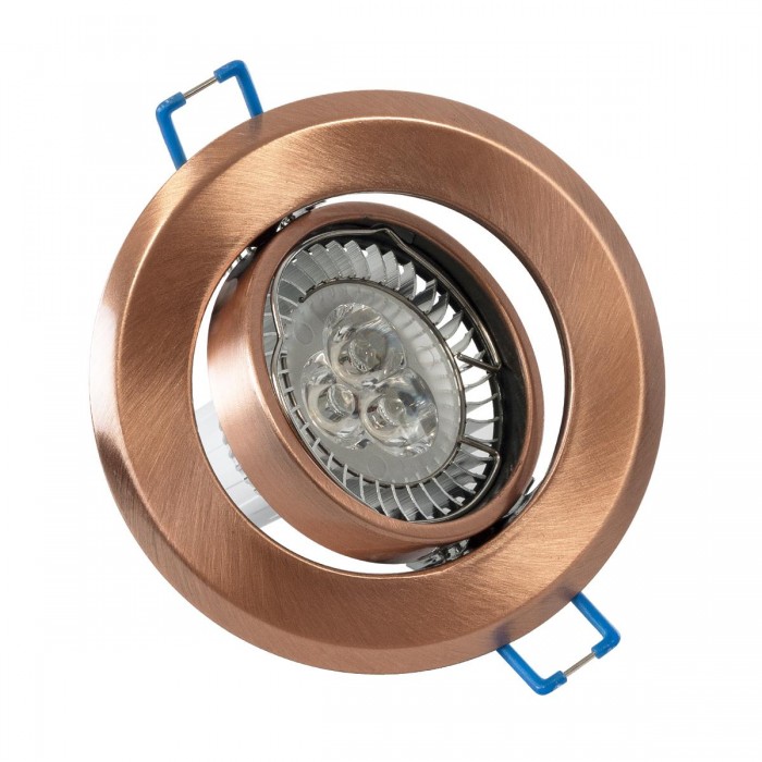 GLOBOSTAR® DELTA 77819 Χωνευτή Κινούμενη Βάση για Σποτ MR16 με Ντουί GU10/GU5.3 IP20 - Χάλκινο - Μ9.2 x Π9.2 x Υ2.8cm / Q7.6cm GLOBOSTAR® DELTA 77819 Χωνευτή Κινούμενη Βάση για Σποτ MR16 με Ντουί GU10/GU5.3 IP20 - Χάλκινο - Μ9.2 x Π9.2 x Υ2.8cm / Q7.6cm