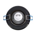 GLOBOSTAR® DELTA 77820 Χωνευτή Κινούμενη Βάση για Σποτ MR16 με Ντουί GU10/GU5.3 IP20 - Μπρούτζινο - Μ9.2 x Π9.2 x Υ2.8cm / Q7.6cm