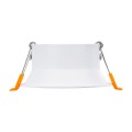 GLOBOSTAR® ALPHA 77830 Χωνευτή Κινούμενη Βάση για Σποτ MR16 με Ντουί GU10/GU5.3 IP20 - Λευκό - Μ9.4 x Π9.4 x Υ4.2cm / Q8.3cm