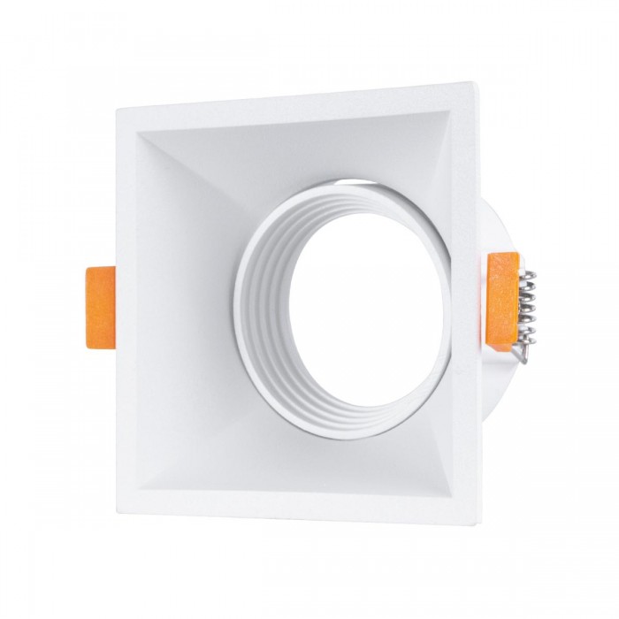 GLOBOSTAR® ALPHA 77832 Χωνευτή Κινούμενη Βάση για Σποτ MR16 με Ντουί GU10/GU5.3 IP20 - Λευκό - Μ9 x Π9 x Υ4.5cm / Q8.3cm GLOBOSTAR® ALPHA 77832 Χωνευτή Κινούμενη Βάση για Σποτ MR16 με Ντουί GU10/GU5.3 IP20 - Λευκό - Μ9 x Π9 x Υ4.5cm / Q8.3cm