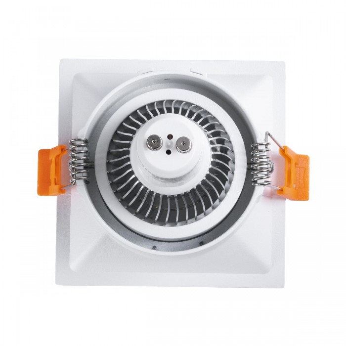 GLOBOSTAR® ALPHA 77832 Χωνευτή Κινούμενη Βάση για Σποτ MR16 με Ντουί GU10/GU5.3 IP20 - Λευκό - Μ9 x Π9 x Υ4.5cm / Q8.3cm GLOBOSTAR® ALPHA 77832 Χωνευτή Κινούμενη Βάση για Σποτ MR16 με Ντουί GU10/GU5.3 IP20 - Λευκό - Μ9 x Π9 x Υ4.5cm / Q8.3cm