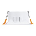 GLOBOSTAR® ALPHA 77832 Χωνευτή Κινούμενη Βάση για Σποτ MR16 με Ντουί GU10/GU5.3 IP20 - Λευκό - Μ9 x Π9 x Υ4.5cm / Q8.3cm