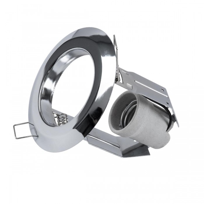 GLOBOSTAR® ACIDA 77847 Χωνευτή Βάση για Σποτ R63 με Ντουί E27 IP20 - Νίκελ Χρώμιο - Μ11 x Π11 x Υ11cm / Q9cm GLOBOSTAR® ACIDA 77847 Χωνευτή Βάση για Σποτ R63 με Ντουί E27 IP20 - Νίκελ Χρώμιο - Μ11 x Π11 x Υ11cm / Q9cm