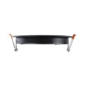 GLOBOSTAR® VITA 77851 Χωνευτή Κινούμενη Βάση για Σποτ AR111 για Ντουί GU10/GU5.3 IP20 - Μαύρο Ματ - Μ18 x Π18 x Υ4.5cm / Q16.5cm
