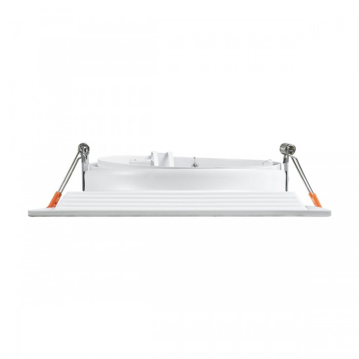 GLOBOSTAR® VITA 77852 Χωνευτή Κινούμενη Βάση για Σποτ AR111 για Ντουί GU10/GU5.3 IP20 - Λευκό - Μ18 x Π18 x Υ4.5cm / Q17.5 x 17.5cm