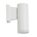 GLOBOSTAR® WALLY 77870 Μοντέρνο Φωτιστικό Τοίχου - Απλίκα με Ντουί 1 x GU10 AC 220-240V Αδιάβροχο IP65 - Λευκό Ματ - Μ6.4 x Π11 x Υ17cm