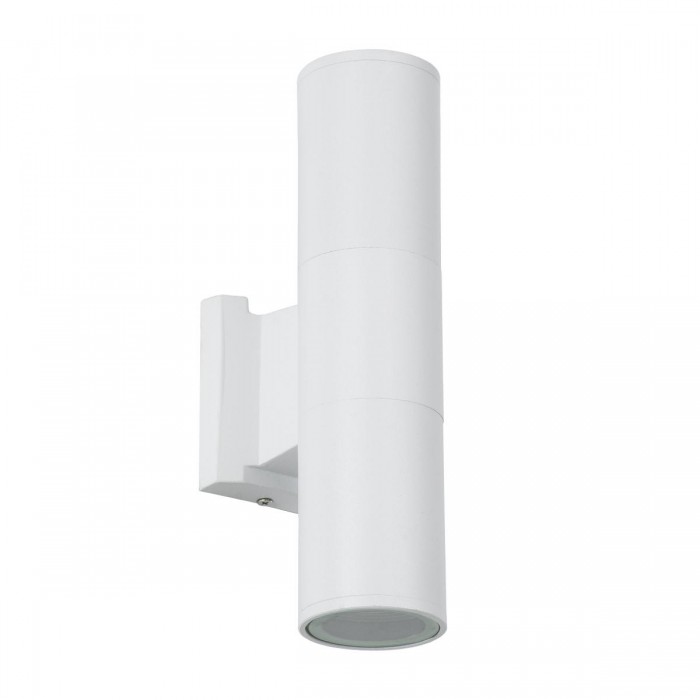 GLOBOSTAR® WALLY 77871 Μοντέρνο Φωτιστικό Τοίχου - Απλίκα με Ντουί 2 x GU10 AC 220-240V Αδιάβροχο IP65 - Λευκό Ματ - Μ6.4 x Π11 x Υ25cm GLOBOSTAR® WALLY 77871 Μοντέρνο Φωτιστικό Τοίχου - Απλίκα με Ντουί 2 x GU10 AC 220-240V Αδιάβροχο IP65 - Λευκό Ματ - Μ6.4 x Π11 x Υ25cm