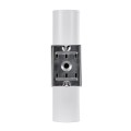 GLOBOSTAR® WALLY 77871 Μοντέρνο Φωτιστικό Τοίχου - Απλίκα με Ντουί 2 x GU10 AC 220-240V Αδιάβροχο IP65 - Λευκό Ματ - Μ6.4 x Π11 x Υ25cm