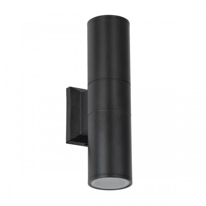 GLOBOSTAR® WALLY 77873 Μοντέρνο Φωτιστικό Τοίχου - Απλίκα με Ντουί 2 x GU10 AC 220-240V Αδιάβροχο IP65 - Μαύρο Ματ - Μ6.4 x Π11 x Υ25cm GLOBOSTAR® WALLY 77873 Μοντέρνο Φωτιστικό Τοίχου - Απλίκα με Ντουί 2 x GU10 AC 220-240V Αδιάβροχο IP65 - Μαύρο Ματ - Μ6.4 x Π11 x Υ25cm