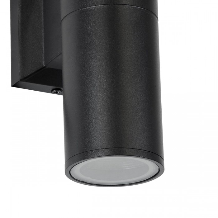 GLOBOSTAR® WALLY 77873 Μοντέρνο Φωτιστικό Τοίχου - Απλίκα με Ντουί 2 x GU10 AC 220-240V Αδιάβροχο IP65 - Μαύρο Ματ - Μ6.4 x Π11 x Υ25cm GLOBOSTAR® WALLY 77873 Μοντέρνο Φωτιστικό Τοίχου - Απλίκα με Ντουί 2 x GU10 AC 220-240V Αδιάβροχο IP65 - Μαύρο Ματ - Μ6.4 x Π11 x Υ25cm