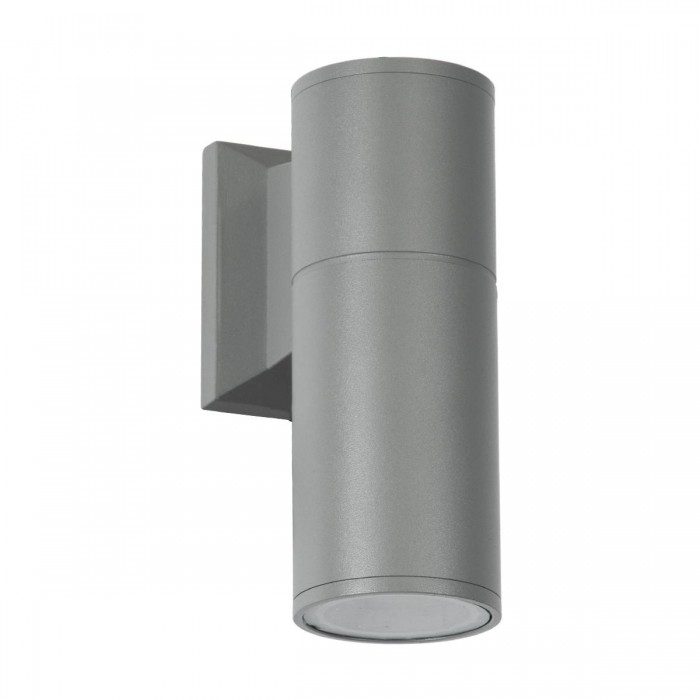 GLOBOSTAR® WALLY 77874 Μοντέρνο Φωτιστικό Τοίχου - Απλίκα με Ντουί 1 x GU10 AC 220-240V Αδιάβροχο IP65 - Γκρι - Μ6.4 x Π11 x Υ17cm GLOBOSTAR® WALLY 77874 Μοντέρνο Φωτιστικό Τοίχου - Απλίκα με Ντουί 1 x GU10 AC 220-240V Αδιάβροχο IP65 - Γκρι - Μ6.4 x Π11 x Υ17cm