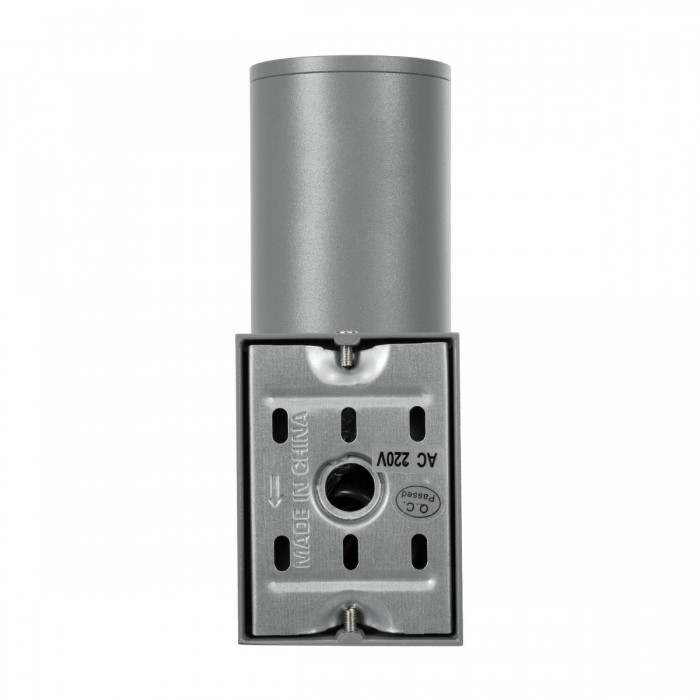 GLOBOSTAR® WALLY 77874 Μοντέρνο Φωτιστικό Τοίχου - Απλίκα με Ντουί 1 x GU10 AC 220-240V Αδιάβροχο IP65 - Γκρι - Μ6.4 x Π11 x Υ17cm GLOBOSTAR® WALLY 77874 Μοντέρνο Φωτιστικό Τοίχου - Απλίκα με Ντουί 1 x GU10 AC 220-240V Αδιάβροχο IP65 - Γκρι - Μ6.4 x Π11 x Υ17cm