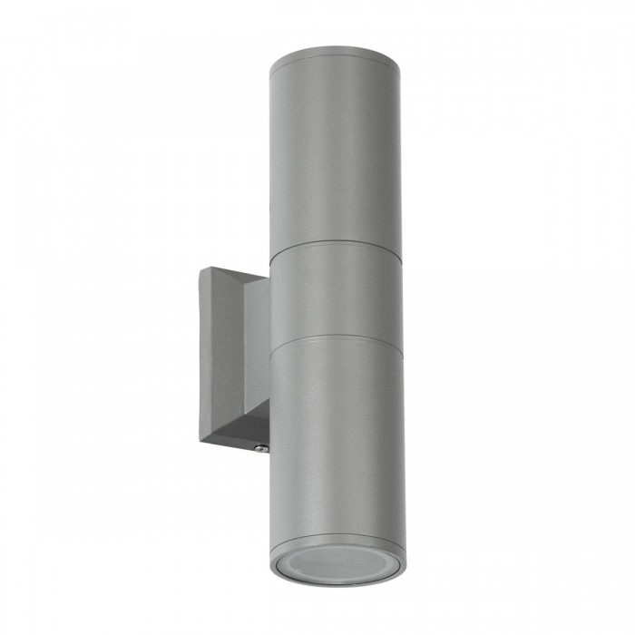 GLOBOSTAR® WALLY 77875 Μοντέρνο Φωτιστικό Τοίχου - Απλίκα με Ντουί 2 x GU10 AC 220-240V Αδιάβροχο IP65 - Γκρι Ματ - Μ6.4 x Π11 x Υ25cm GLOBOSTAR® WALLY 77875 Μοντέρνο Φωτιστικό Τοίχου - Απλίκα με Ντουί 2 x GU10 AC 220-240V Αδιάβροχο IP65 - Γκρι Ματ - Μ6.4 x Π11 x Υ25cm