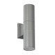 GLOBOSTAR® WALLY 77875 Μοντέρνο Φωτιστικό Τοίχου - Απλίκα με Ντουί 2 x GU10 AC 220-240V Αδιάβροχο IP65 - Γκρι Ματ - Μ6.4 x Π11 x Υ25cm GLOBOSTAR® WALLY 77875 Μοντέρνο Φωτιστικό Τοίχου - Απλίκα με Ντουί 2 x GU10 AC 220-240V Αδιάβροχο IP65 - Γκρι Ματ - Μ6.4 x Π11 x Υ25cm