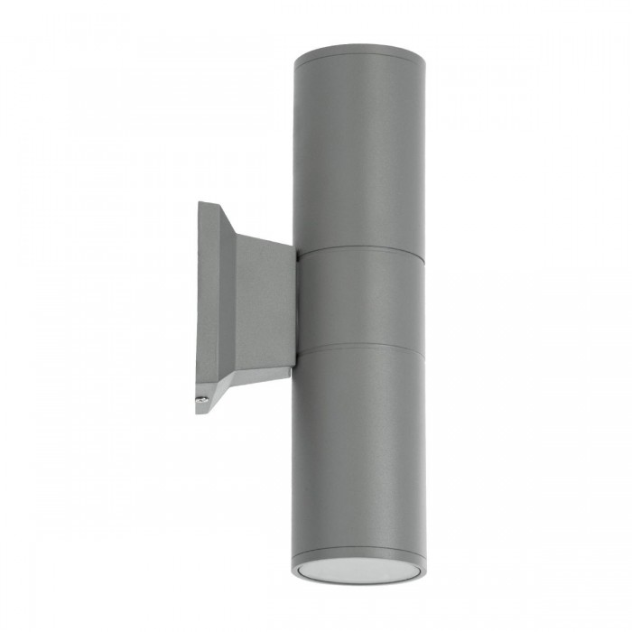GLOBOSTAR® WALLY 77875 Μοντέρνο Φωτιστικό Τοίχου - Απλίκα με Ντουί 2 x GU10 AC 220-240V Αδιάβροχο IP65 - Γκρι Ματ - Μ6.4 x Π11 x Υ25cm GLOBOSTAR® WALLY 77875 Μοντέρνο Φωτιστικό Τοίχου - Απλίκα με Ντουί 2 x GU10 AC 220-240V Αδιάβροχο IP65 - Γκρι Ματ - Μ6.4 x Π11 x Υ25cm