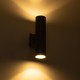 GLOBOSTAR® WALLY 77875 Μοντέρνο Φωτιστικό Τοίχου - Απλίκα με Ντουί 2 x GU10 AC 220-240V Αδιάβροχο IP65 - Γκρι Ματ - Μ6.4 x Π11 x Υ25cm GLOBOSTAR® WALLY 77875 Μοντέρνο Φωτιστικό Τοίχου - Απλίκα με Ντουί 2 x GU10 AC 220-240V Αδιάβροχο IP65 - Γκρι Ματ - Μ6.4 x Π11 x Υ25cm