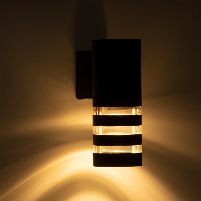 GLOBOSTAR® ORION 77882 Μοντέρνο Φωτιστικό Τοίχου - Απλίκα με Ντουί 1 x GU10 AC 220-240V Αδιάβροχο IP65 - Μαύρο Ματ - Μ9 x Π15 x Υ23.2cm GLOBOSTAR® ORION 77882 Μοντέρνο Φωτιστικό Τοίχου - Απλίκα με Ντουί 1 x GU10 AC 220-240V Αδιάβροχο IP65 - Μαύρο Ματ - Μ9 x Π15 x Υ23.2cm